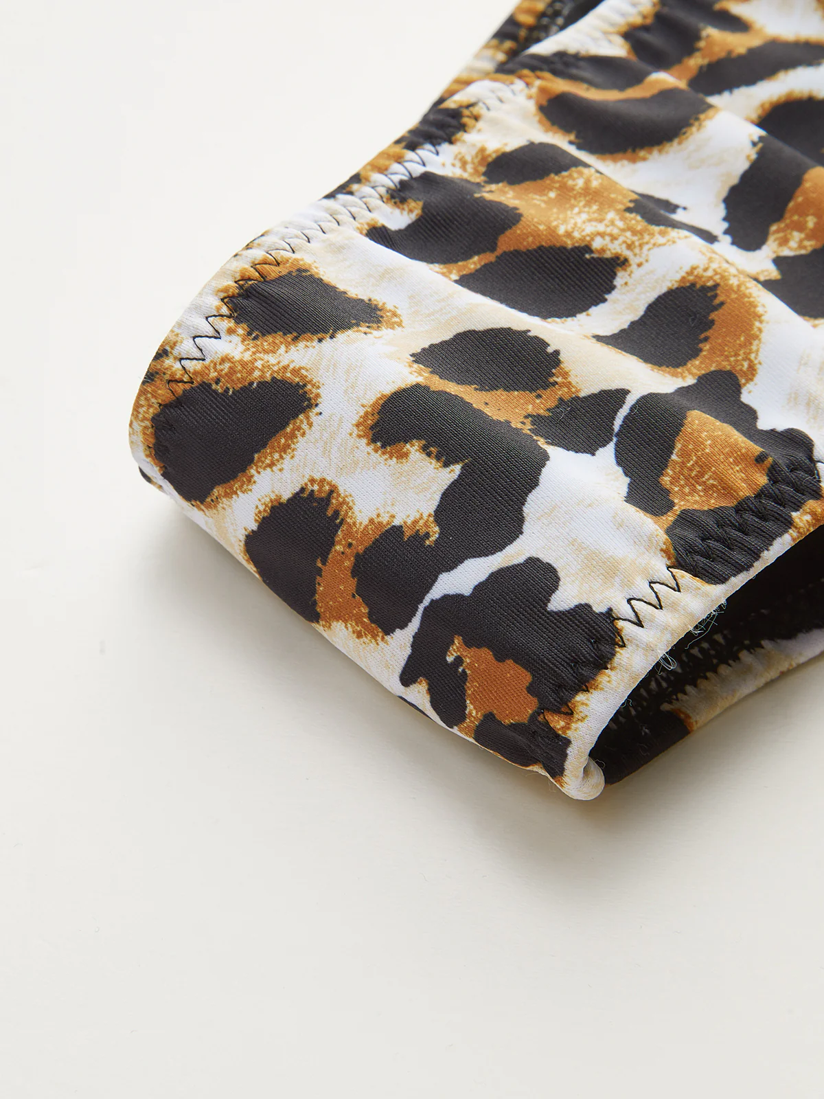 Leopard Print Tie-Side Bikini Bottom - Takermore