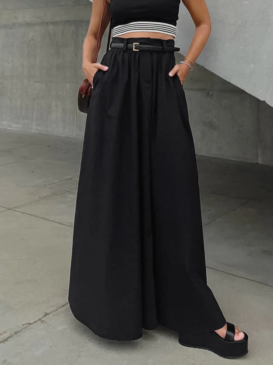 Oversized Street Vibe Maxi Skirt - Takermore