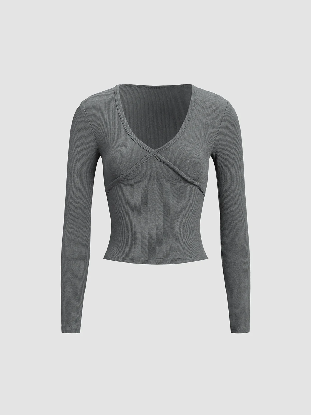 Classic V-Neck Long Sleeve Shirt - Takermore