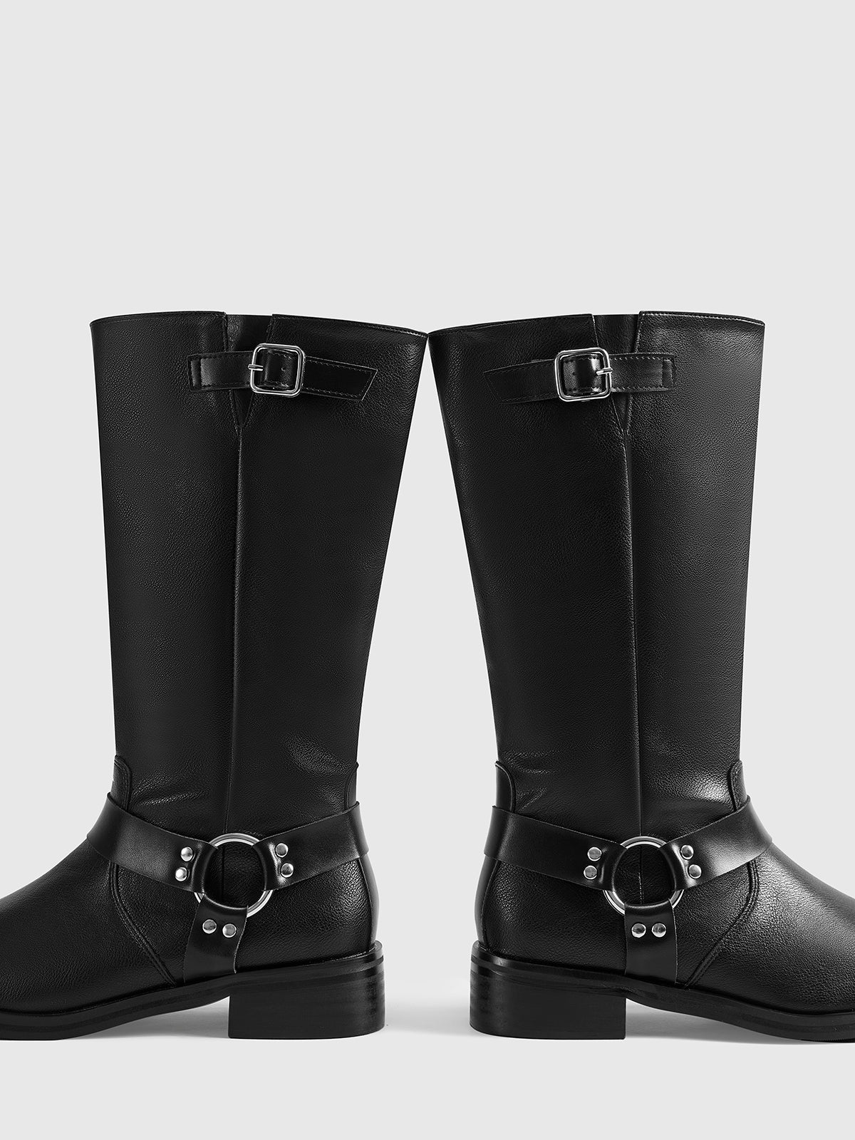 Retro Buckle Knight Boots - Takermore
