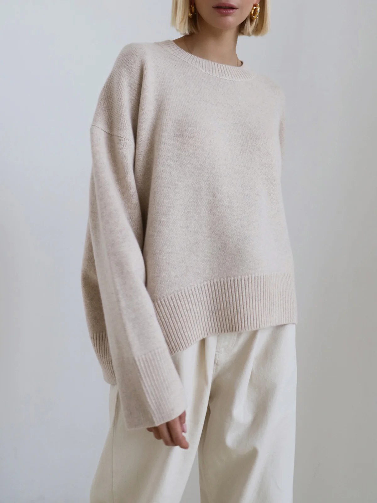 Candyfloss Oversized Pullover Sweater - Takermore