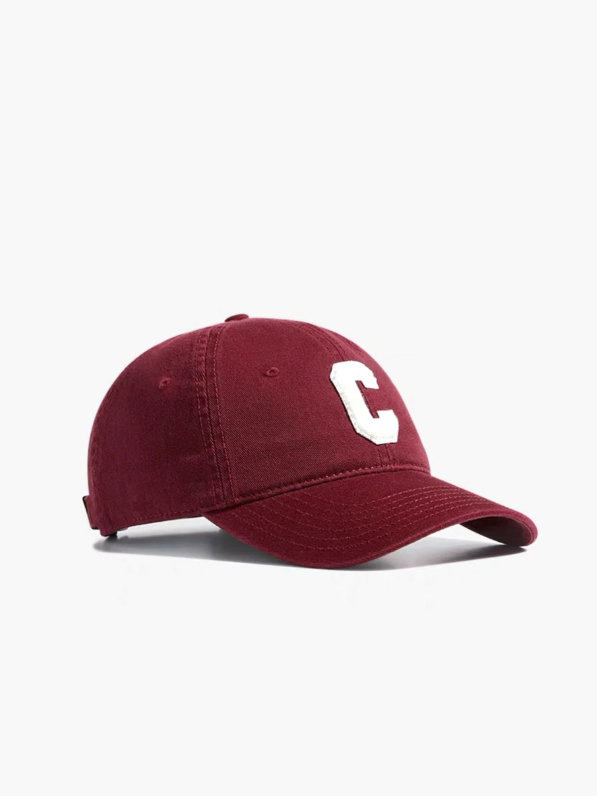 Cotton C-Letter Soft Top Cap Hat - Takermore