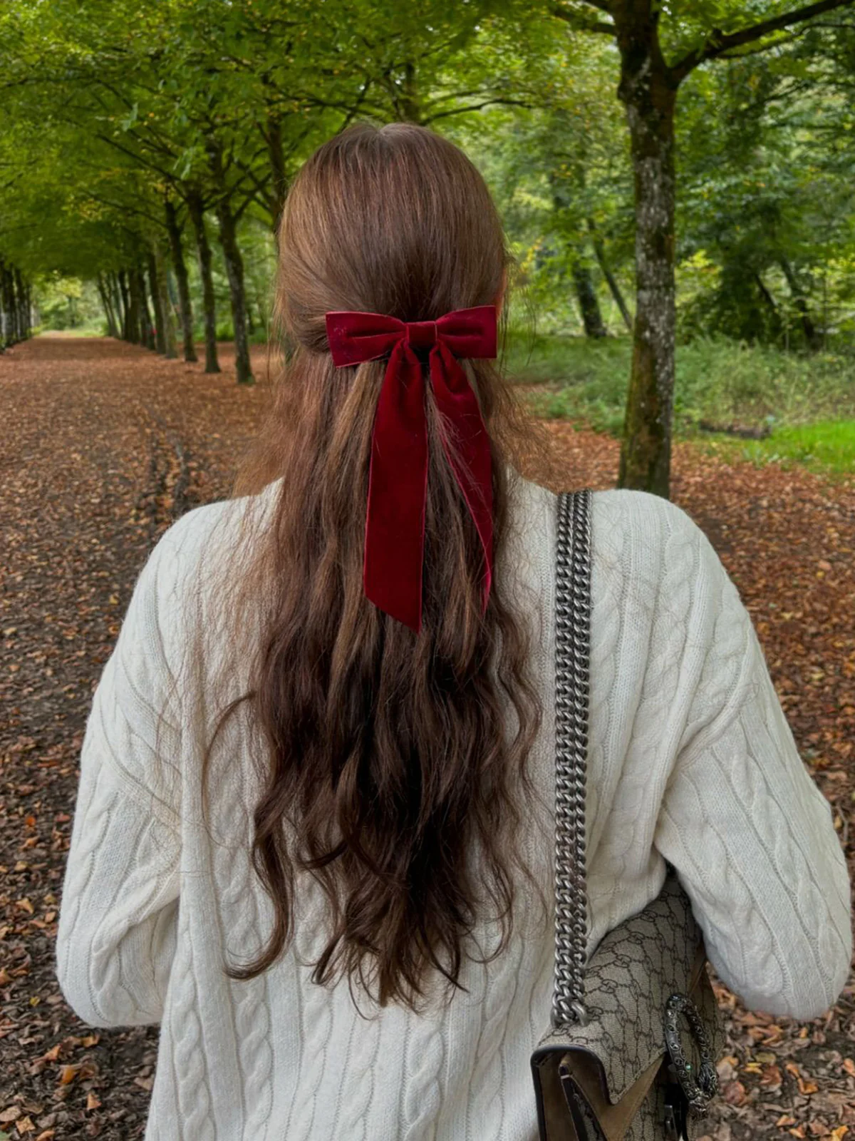 Velvet Bow Ribbon Hairpin - Takermore