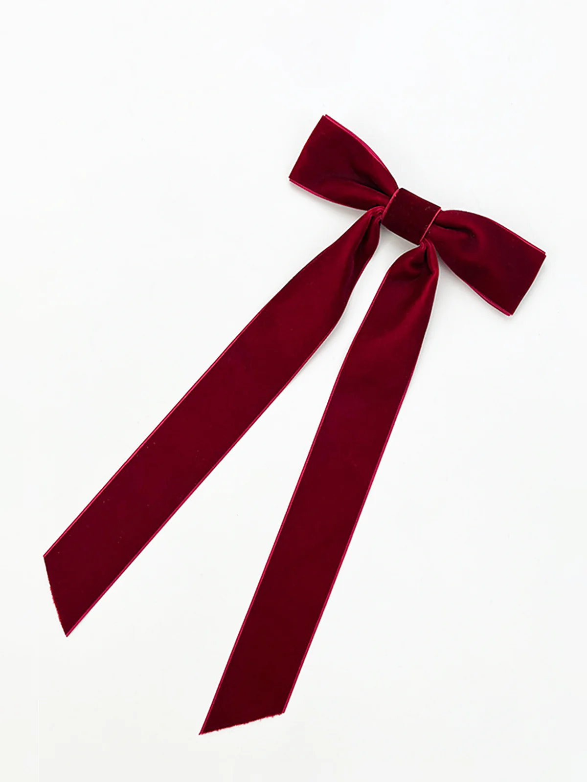 Velvet Bow Ribbon Hairpin - Takermore