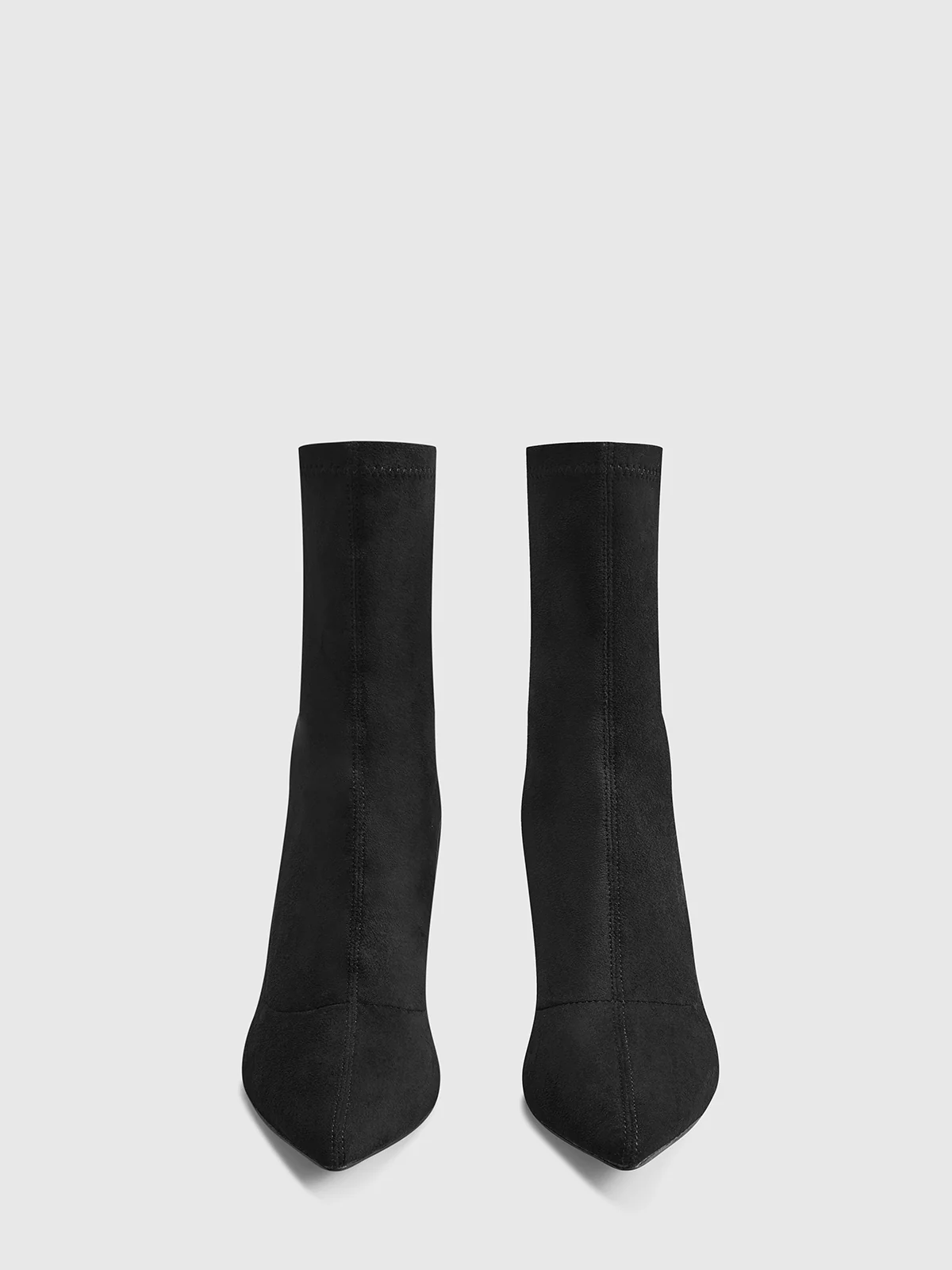 Slingback Heel Suede Ankle Boots - Takermore