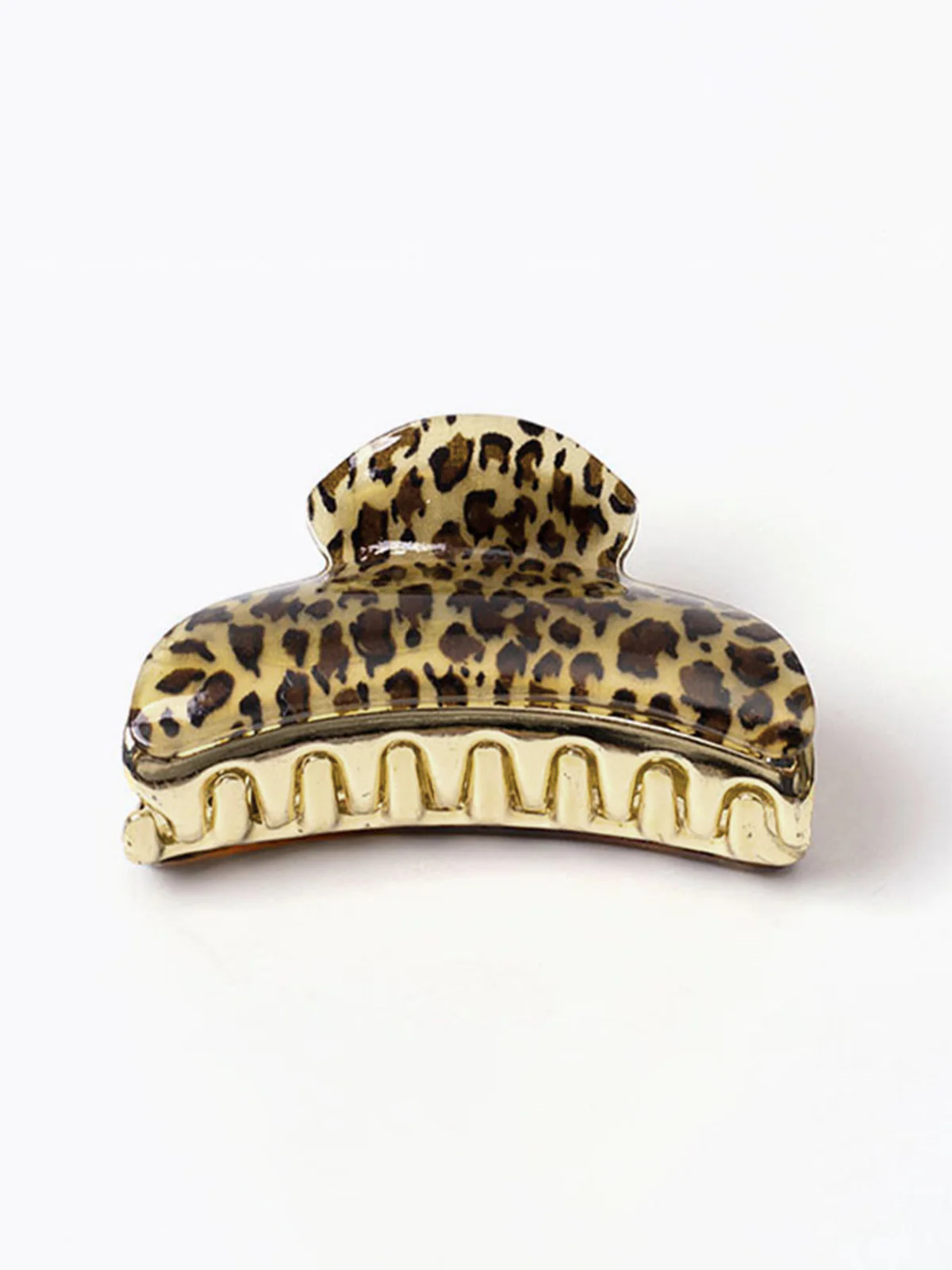 Leopard Printed Hair Claw - Takermore