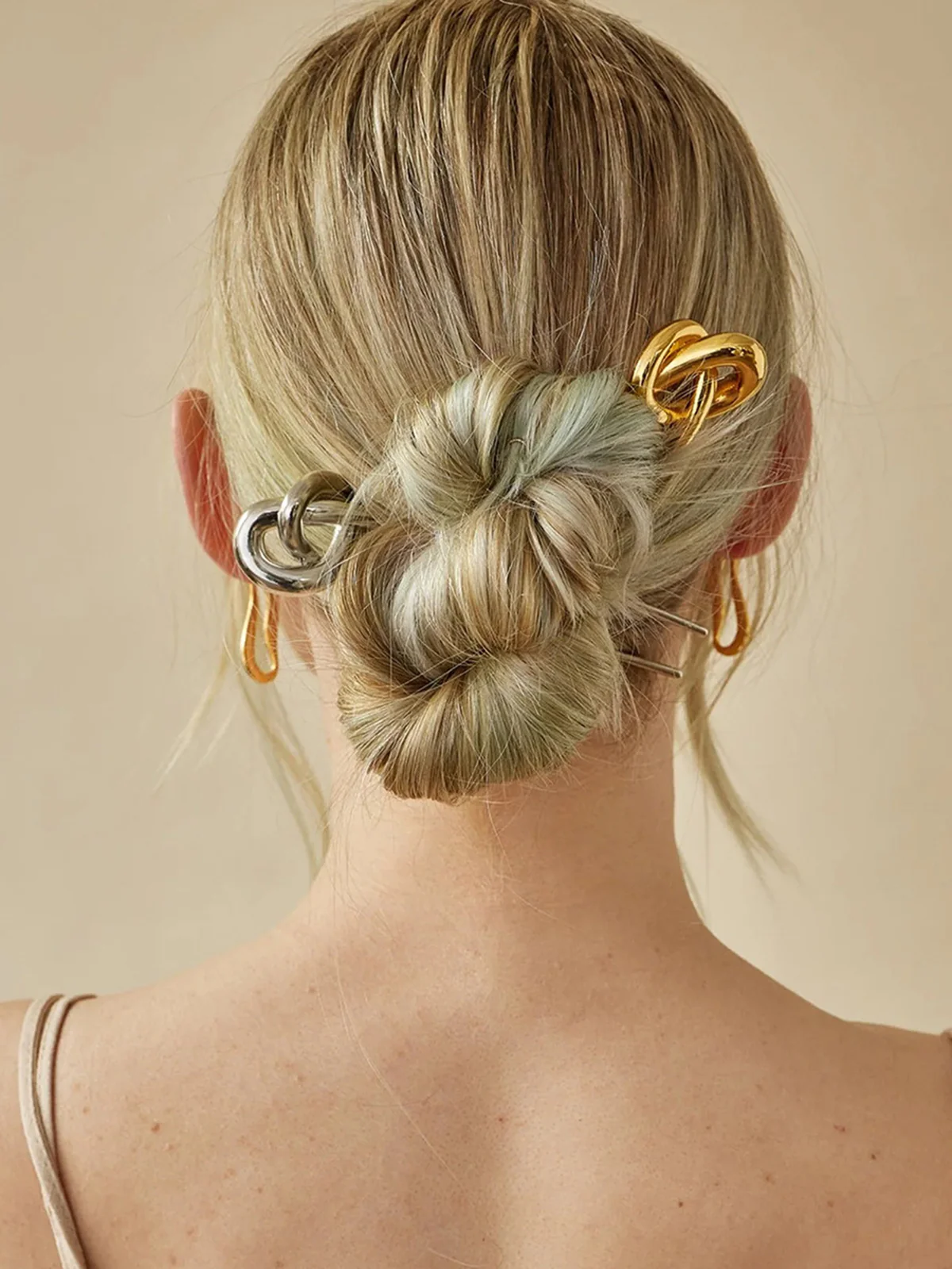 Stainless Knotted Hairpin - Takermore