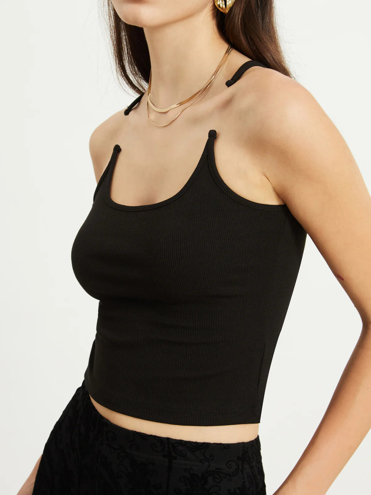 Transparent Strap Crop Tank Top - Takermore