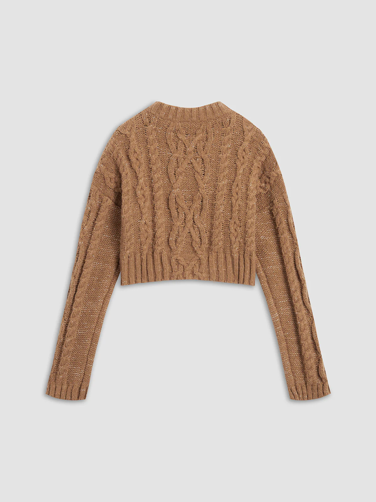 Solid Braided Sweater - Takermore